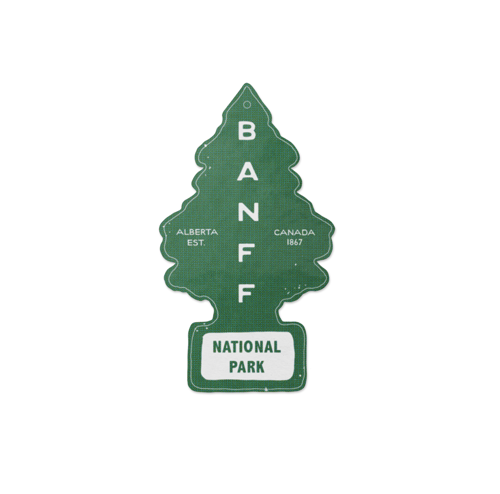 Wavy Baby Design - Wholesale Sticker - Banff Tree - GREEN0