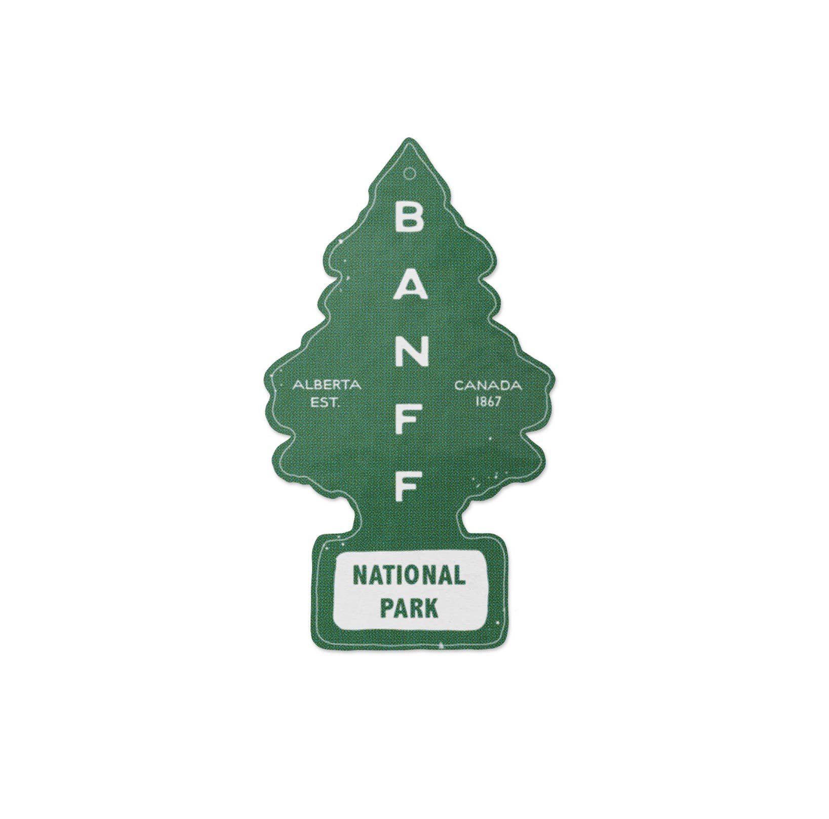 Wavy Baby Design - Wholesale Sticker - Banff Tree - GREEN