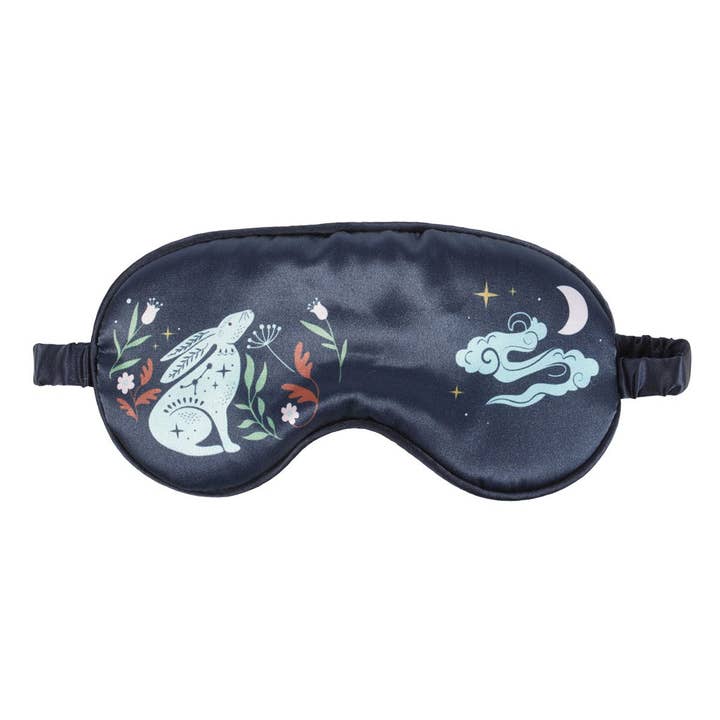 Something Different Wholesale - Wholesale Sleep/Eye Mask - Mystical Midnight Hare Satin Sleep Mask