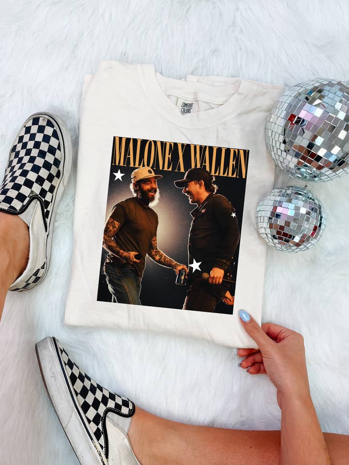 Morgan Wallen & Post Malone I had some help T-Shirts für den Großhandel von Broke Babes Wholesale