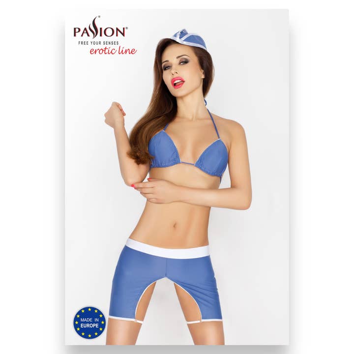 Kinky Pleasure – wholesale Lingerie Set – women's – Passion - Tatienne Set - Flight Attendant - Size: S/M