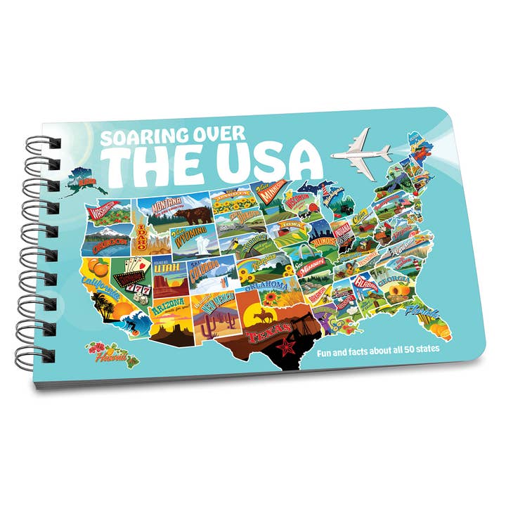 Soaring Over the USA - Fun Fact Book for All 50 States for wholesale by Papersalt