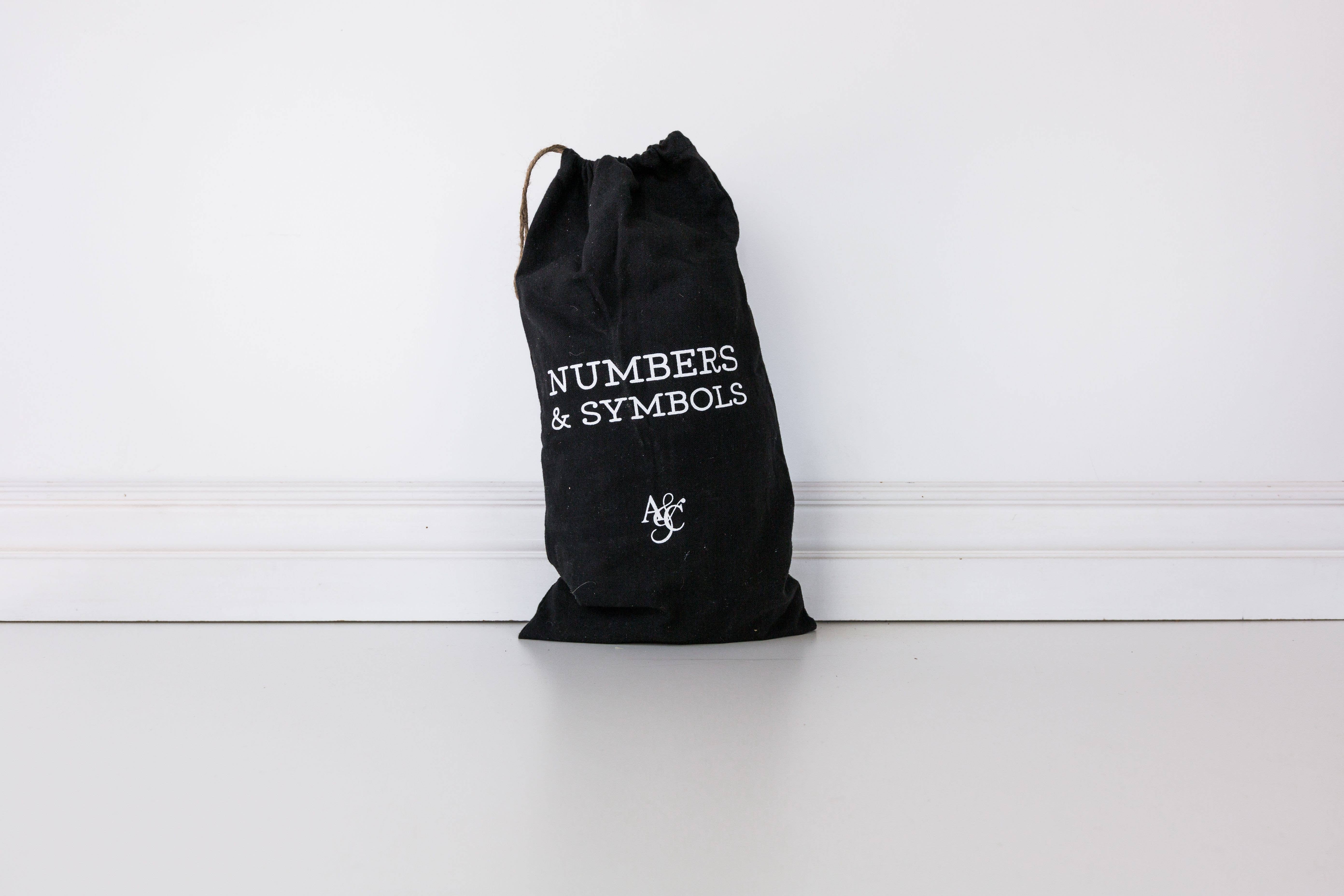 Devanie At Home (Formerly Adams & Co.) - Wholesale Sign - 15252 - bag 30 pcs (NEWSPPR NMB/SYM) LETTERBOARD Clearance3