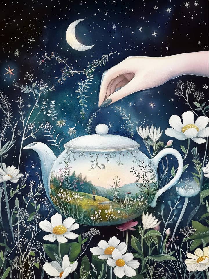 World in a Cup: Where Tea Meets Fantasy | Map Fripperies for wholesale by Fripperies