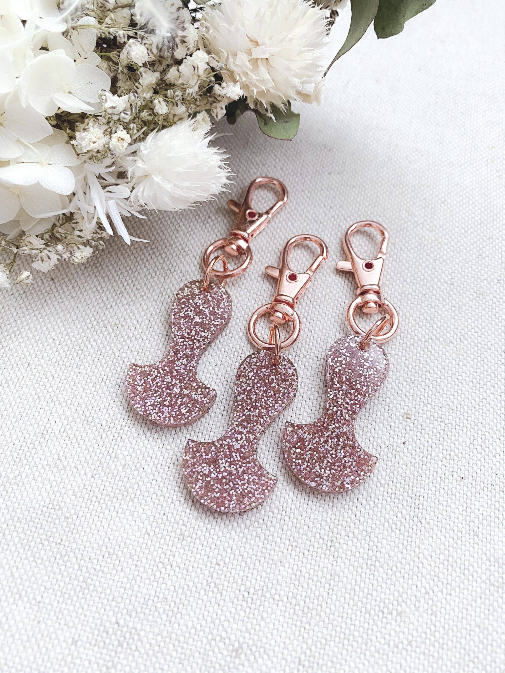 Chuckle & Wood - Wholesale Keychain – Women's - Trolley Tokens - Glitter37