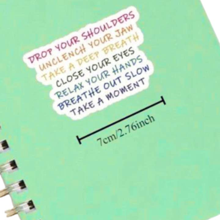 Magnifique Hearts - Wholesale Sticker - Mindful Reminder Sticker – Stress Relief Quote2