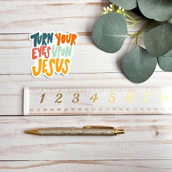swaygirls - Vente Autocollant - Sticker Tournez les yeux sur Jésus | Christian gifts5