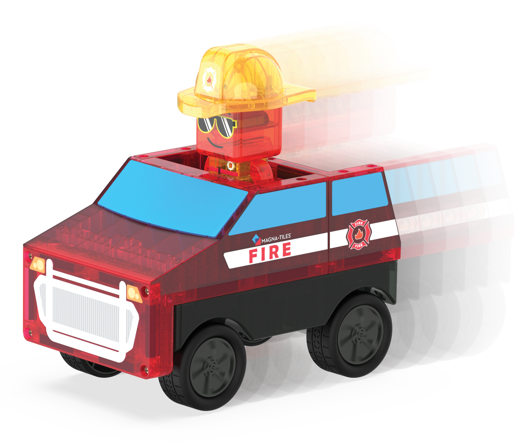 Magna-Tiles - Wholesale Building Set - Kids - Magna-Tiles Fire Rescue 27-Piece Set5