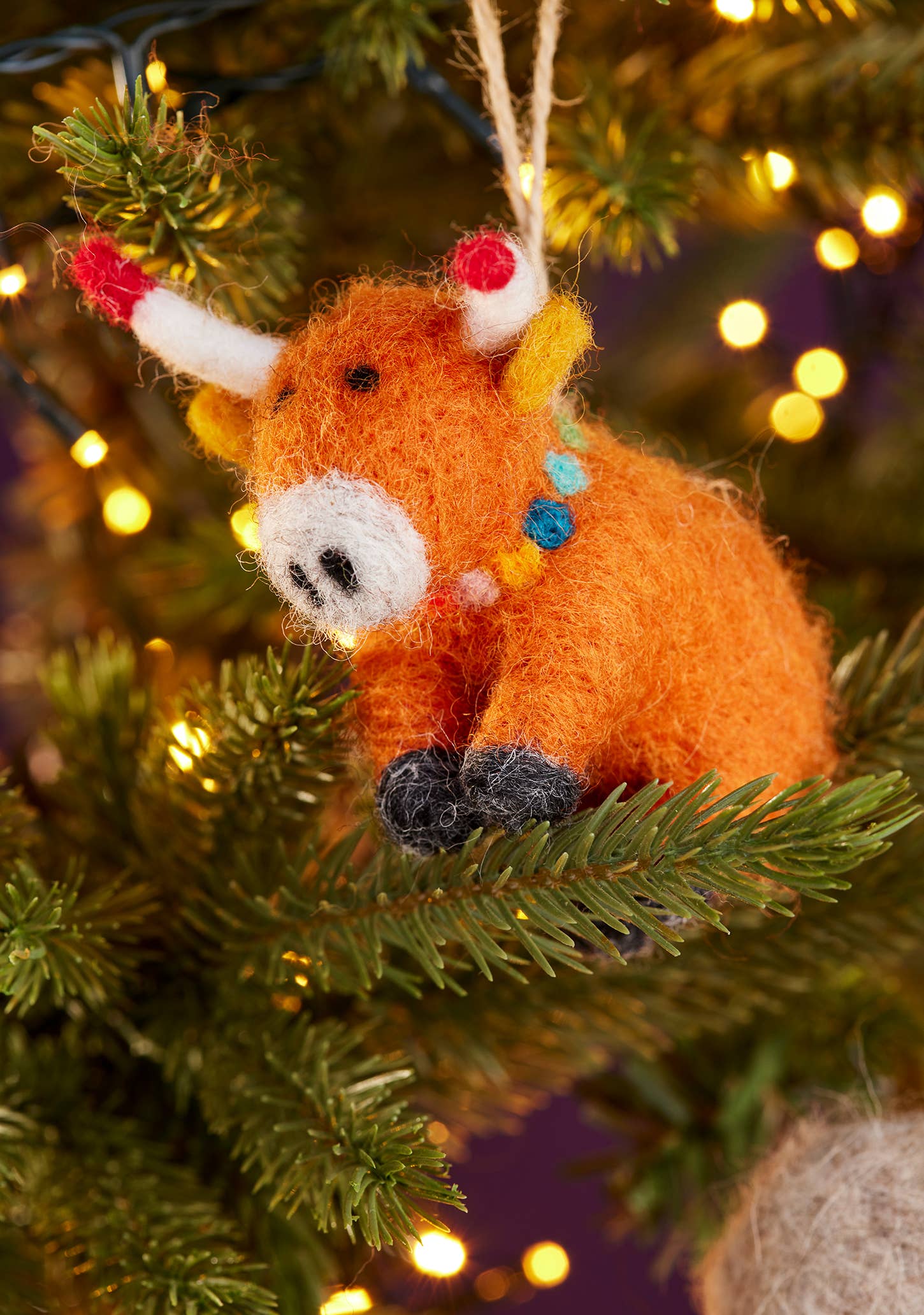 Namaste – wholesale Christmas decoration – Felt Yak Decoration3