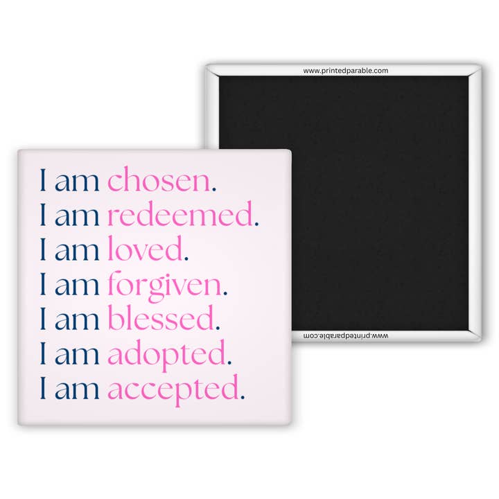 I am Christian magnet for wholesale by Printed Parable