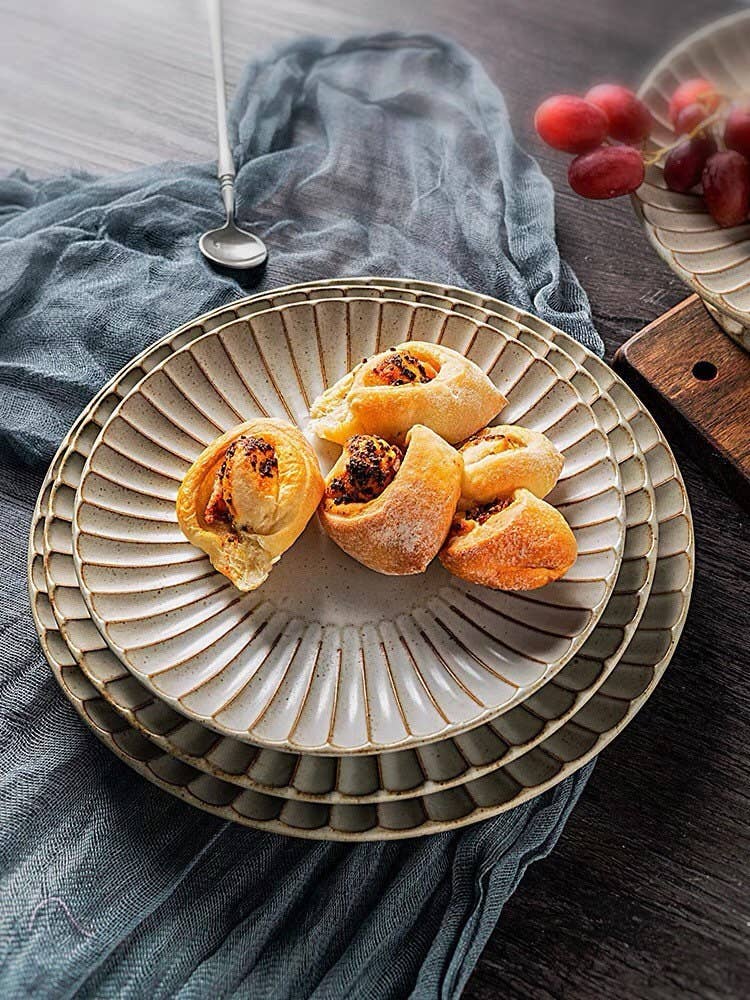 Gohobi （We cover U.S. import duties） - Wholesale Dinner Plate - Gohobi Handmade Ceramic Japanese Style Plate6