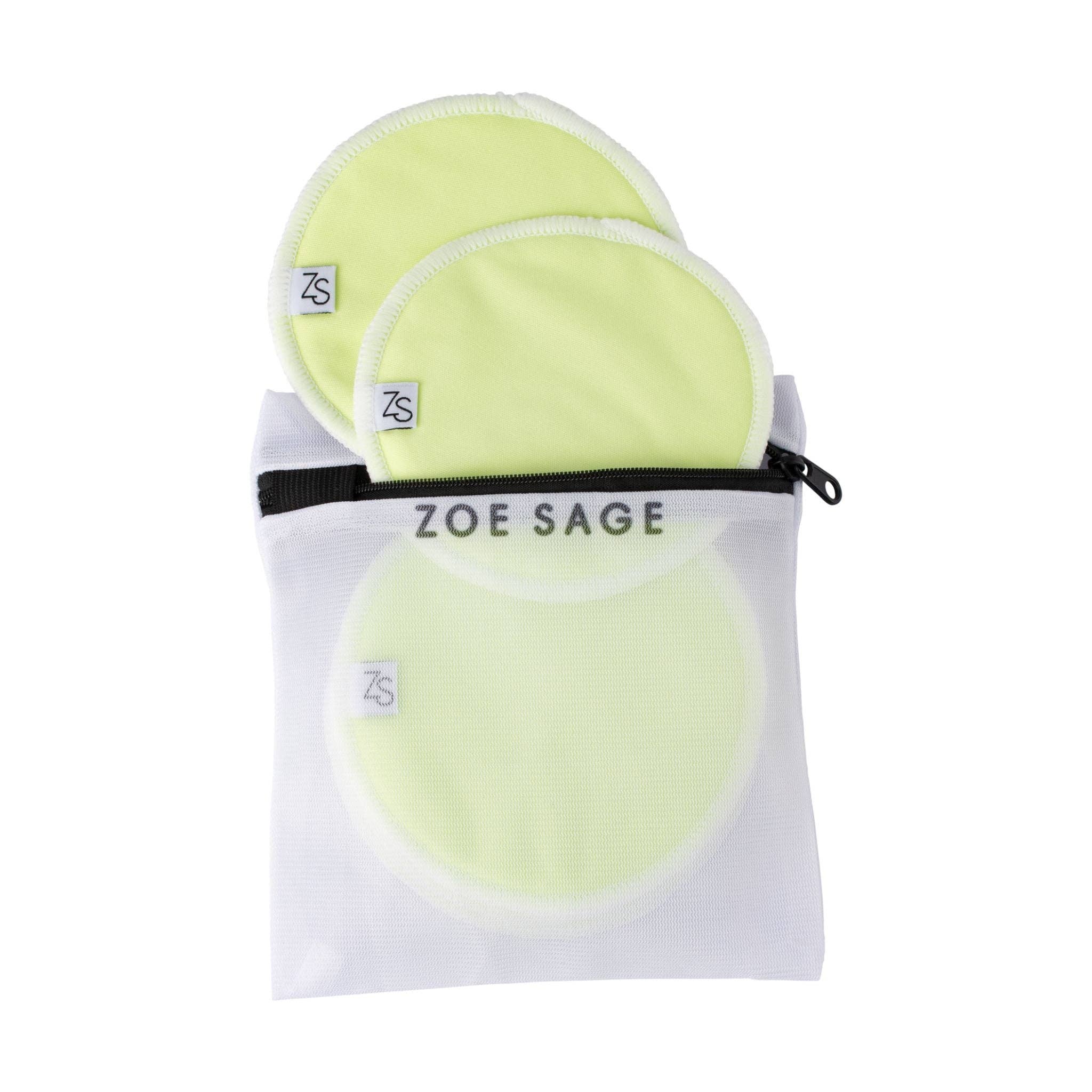 Zoe Sage - Wholesale Nursing Pillow/Pad - Maternity - Washable Bamboo Nursing Pads (8pk) -  Green Mist3