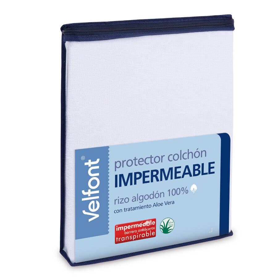 Blank Vattentätt madrasskydd 80x190/200 cm med Aloe Vera-behandling för wholesale på Faire0