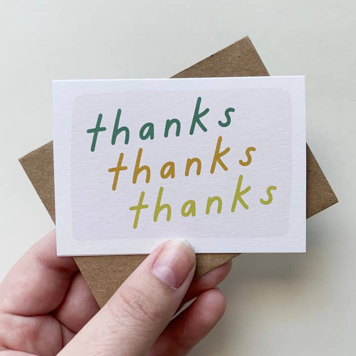 Piccolo Biglietto - Grazie Grazie Grazie per la vendita all'ingrosso da parte di allie biddle