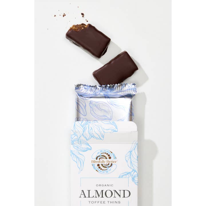 The Runaton Group, Inc. - Wholesale Toffee - Blissfully Better - Almond Toffee Thins
