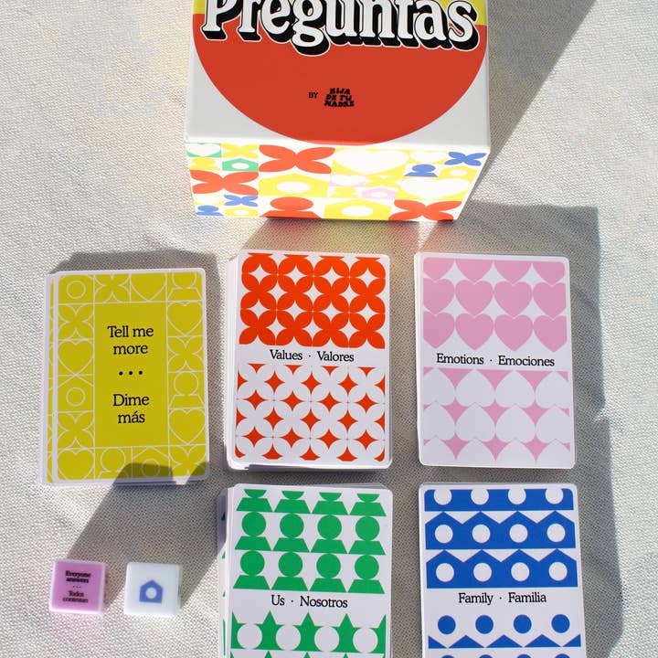 Hija De Tu Madre – Jogo de cartas por atacado – Jogo de Cartão de Conversa Bilingue Preguntas1