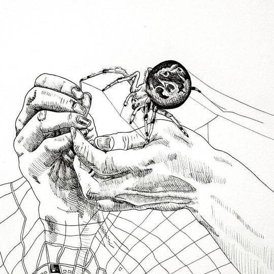 Agenda urbain 10 po x 15 po - Globe Weaver pour la vente par Jenie Gao Studio LLC