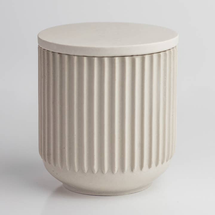 Casa Sanctum - Wholesale Jar/Filled Candle - Concrete Candle1