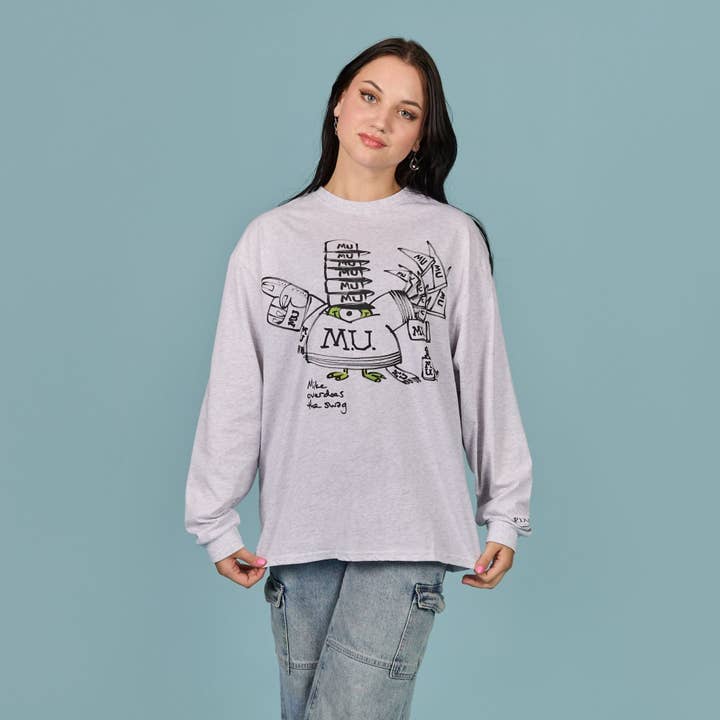 Mike Swag Drop Sleeve Long Sleeve T-Shirt for wholesale by Cakeworthy