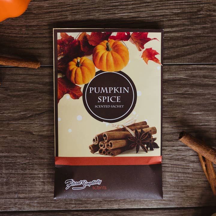 Pumpkin Spice Sachet for wholesale by Floral Simplicity
