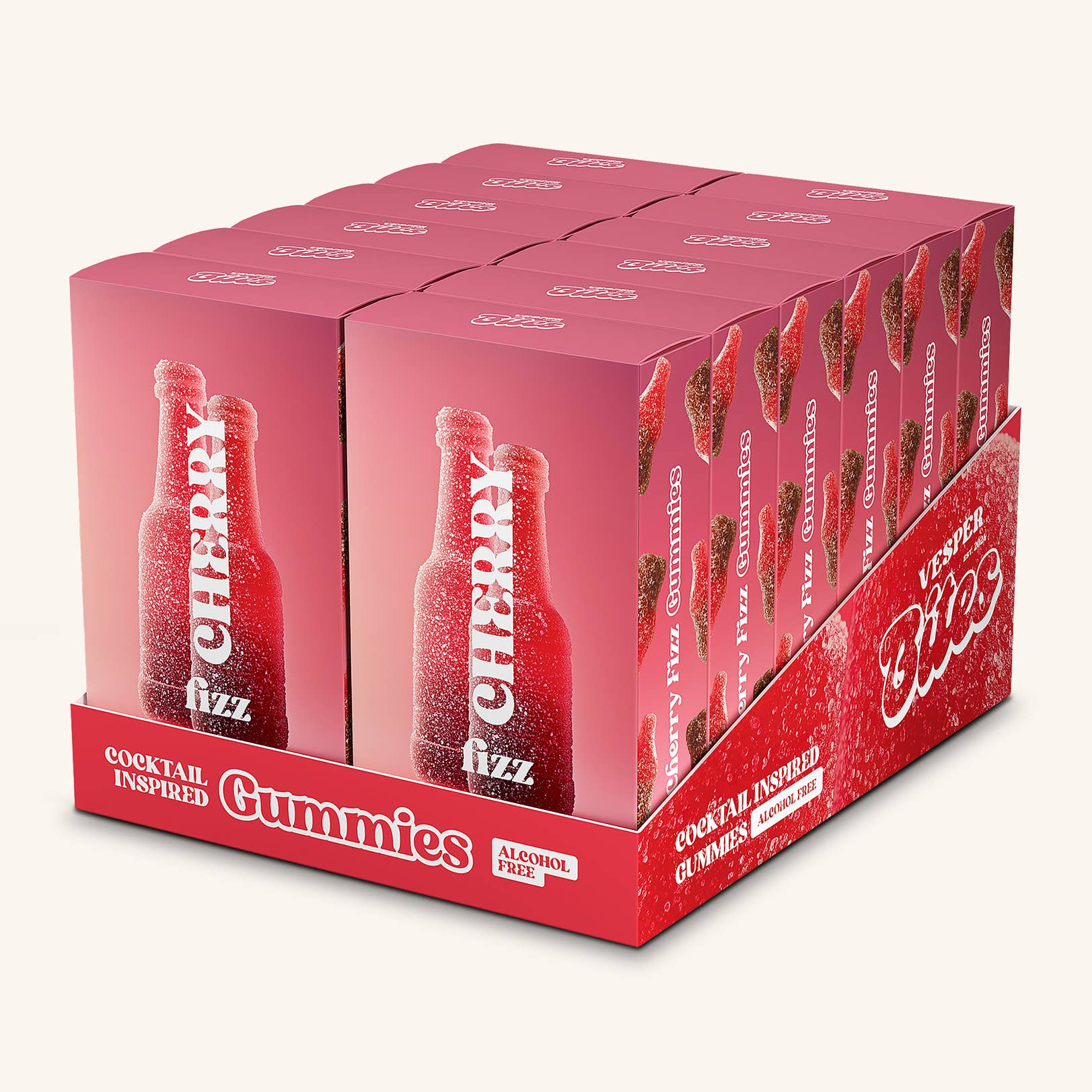 Vesper Bites (No duties | Ships from CAN/USA) - Venta al por mayor Gominolas - Gominolas de Cereza Espumosa, Caramelos Masticables, Sin Alcohol3