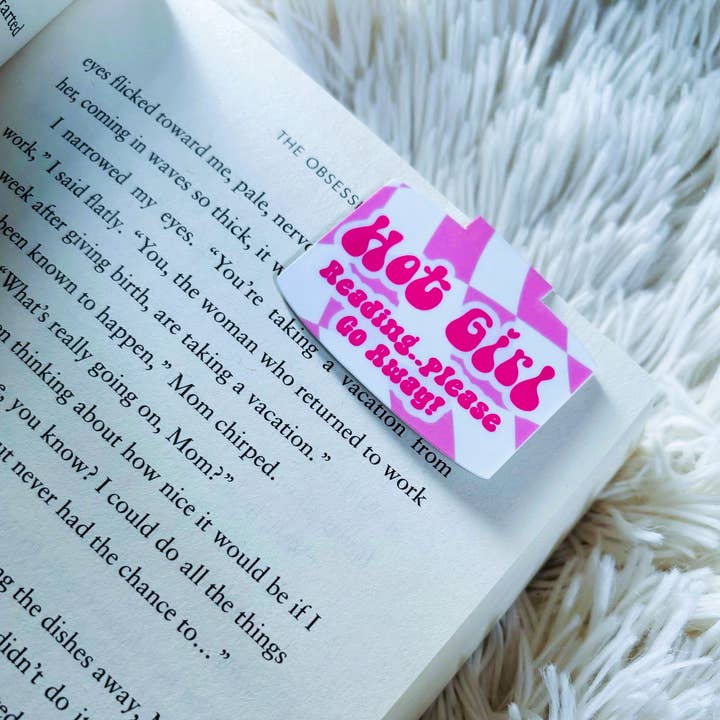 Fille Chaude Lisant - Marque-page Magnétique Recto-verso - Saint-Valentin pour la vente par Wild & Wicked Designs