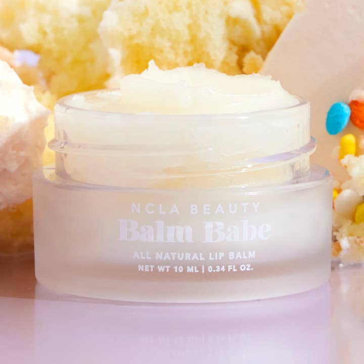 Balm Babe Birthday Cake Lip Balm for wholesale by NCLA Beauty