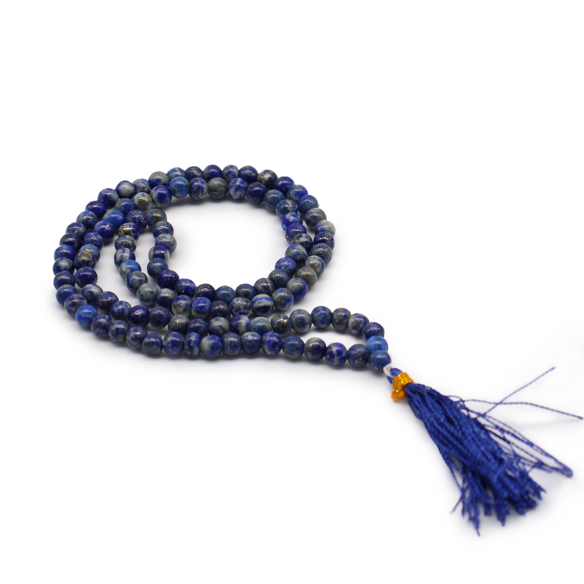 AW Artisan - Wholesale Prayer Beads Necklace - Japamala - Lapis0
