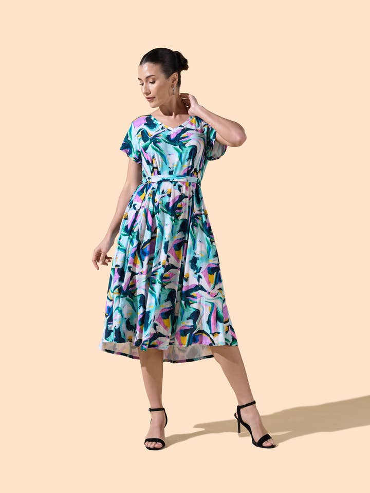 Kurzarmkleid - Anisia für den Großhandel von Osanna Creazione