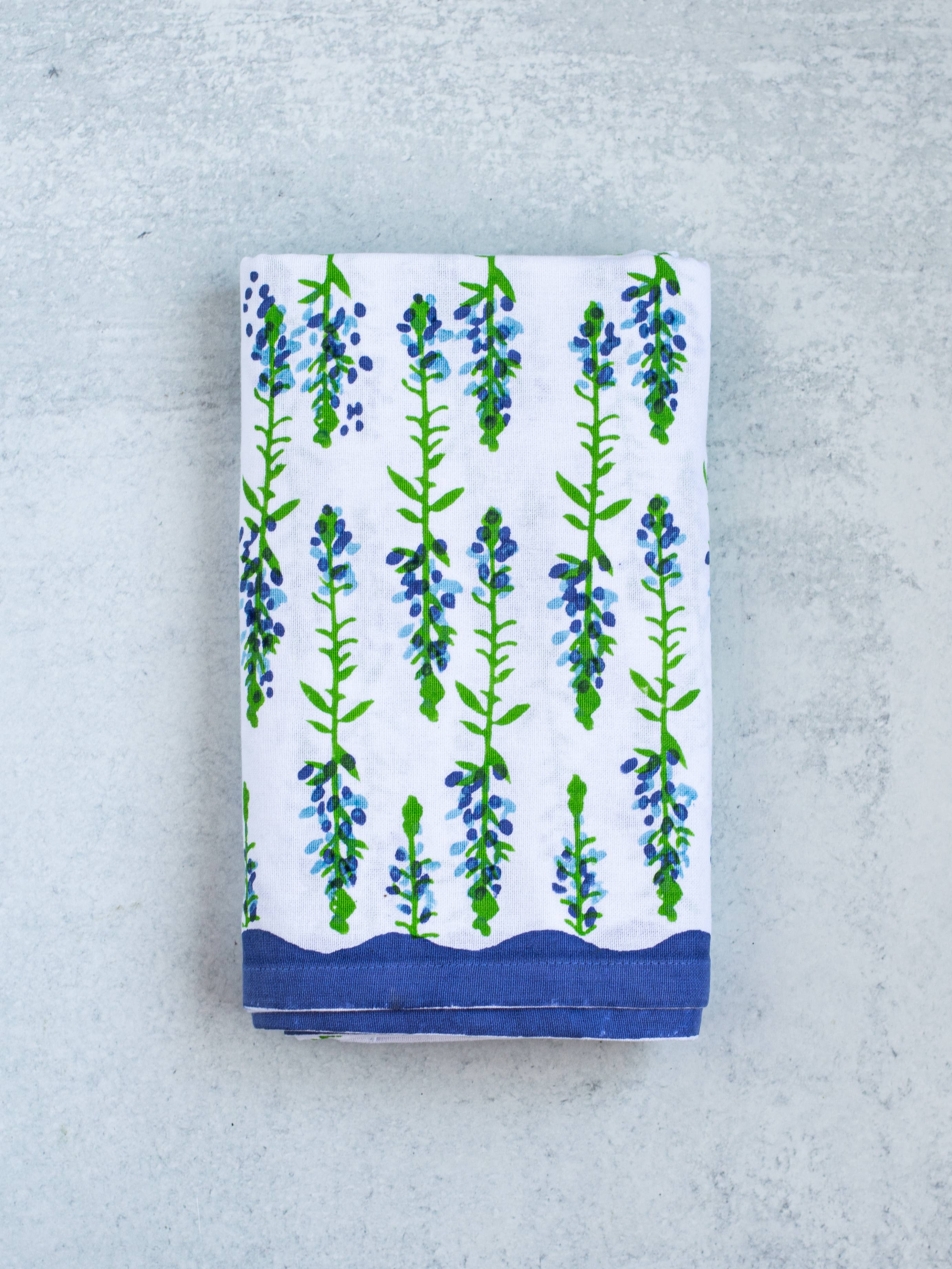 Mended - Wholesale Table Runner - Table Runner - Bluebonnets2
