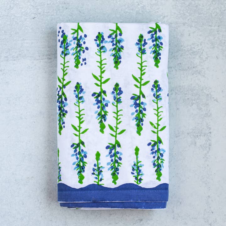 Mended - Wholesale Table Runner - Table Runner - Bluebonnets2