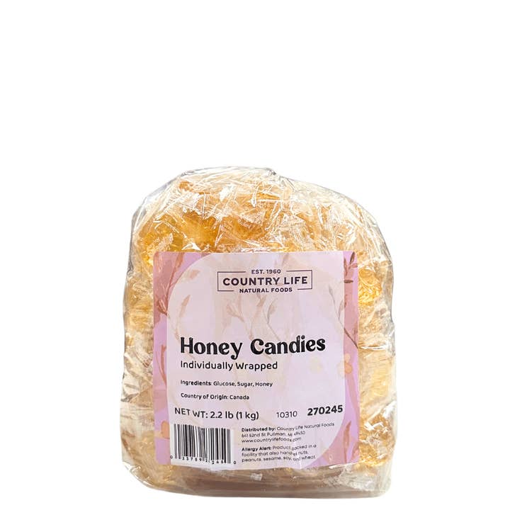 Country Life Natural Foods - Wholesale Hard Candy - Honey Candies, Individually Wrapped2