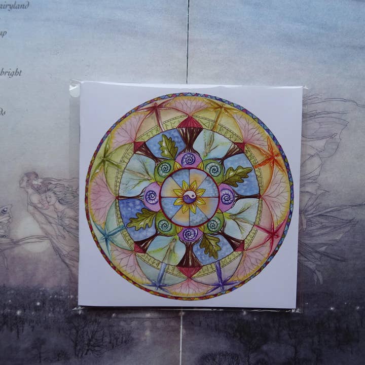 FreeRangeFaeries - Wholesale Notebook - Lifeline Mandala Square Notebook 1