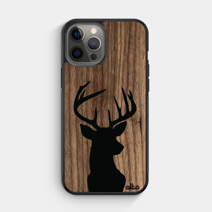 Walnut Wood | Beskyttende iPhone Case - Buck Design for engroshandel hos Alto Collective