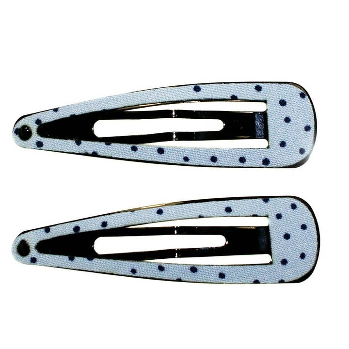 Polka Large Snaps - Blue - HHS60 BLUE for wholesale by Hepburn & Co.