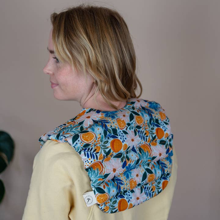 Tochter von Walter - Vendita all'ingrosso Fasce da spa - Cuscino per spalle e collo con farro - Cuscino per collo giallo