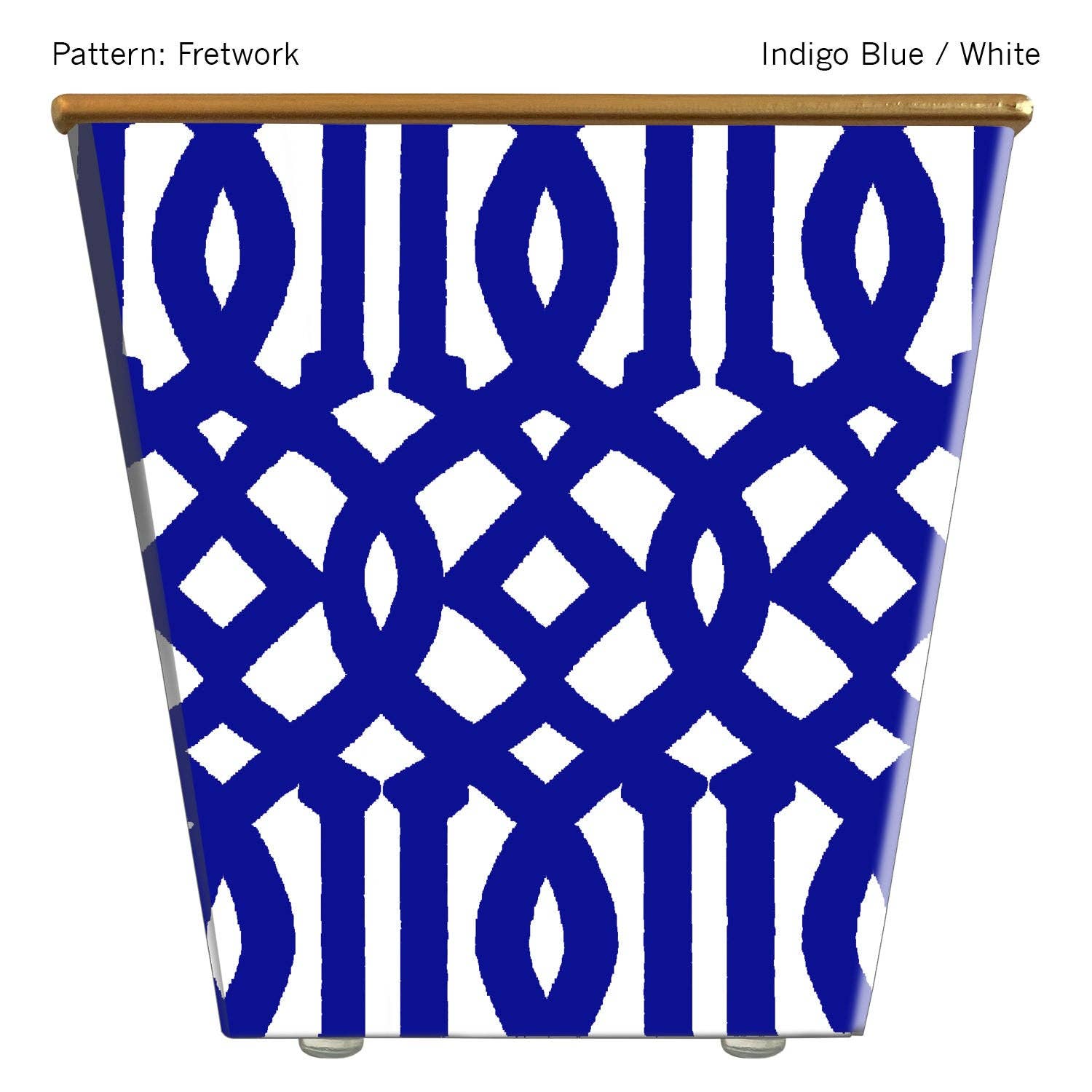 Hedge Farm Candles and Containers - Wholesale Plant Pot - Fretwork Cachepot Container Only5