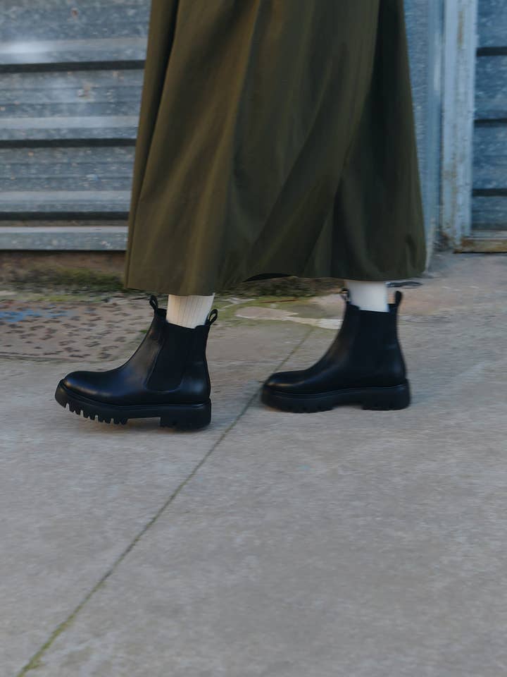 Sort regnstøvler for engroshandel hos Jutelaune