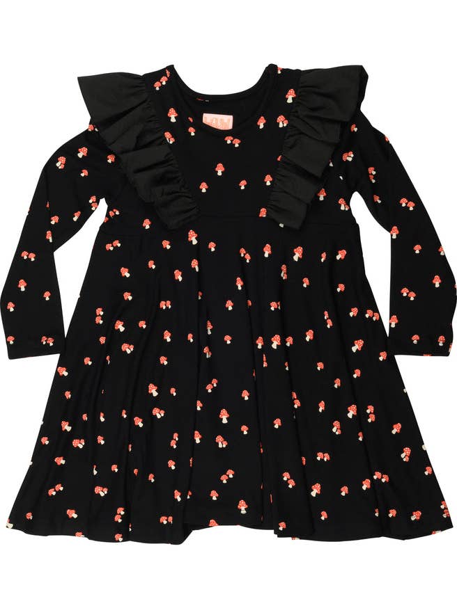 Vestido Maya Mushroom para bebés y niños para venta al por mayor de Wauw Capow by Bangbang Copenhagen