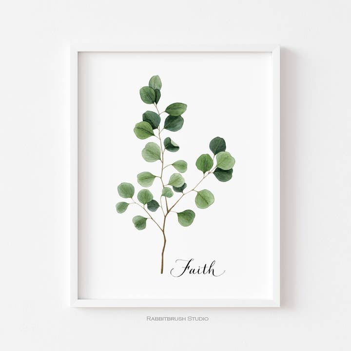 Silver Dollar Eucalyptus - Faith for wholesale by Rabbitbrush Studio