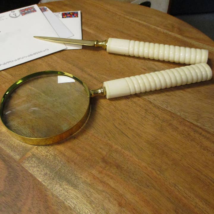 Forstørrelsesglas og brevåbner sæt for engroshandel hos Shastra Home