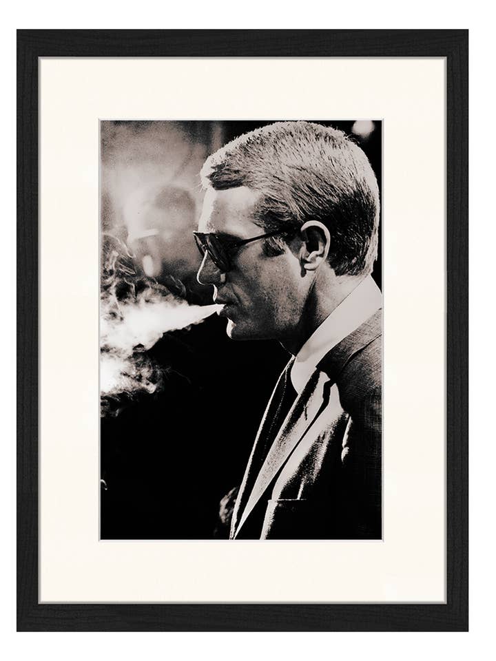 Imagen de Steven McQueen. Lámina mural con marco. para venta al por mayor de Any Image