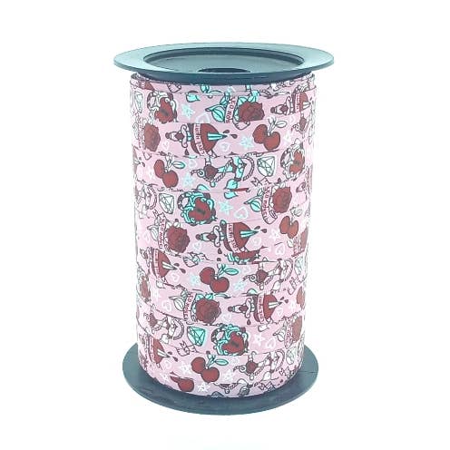 Fita Curling - Tatuagem - Rosa-Vermelho - 50 metros x 10 mm por atacado de Mini Art Products