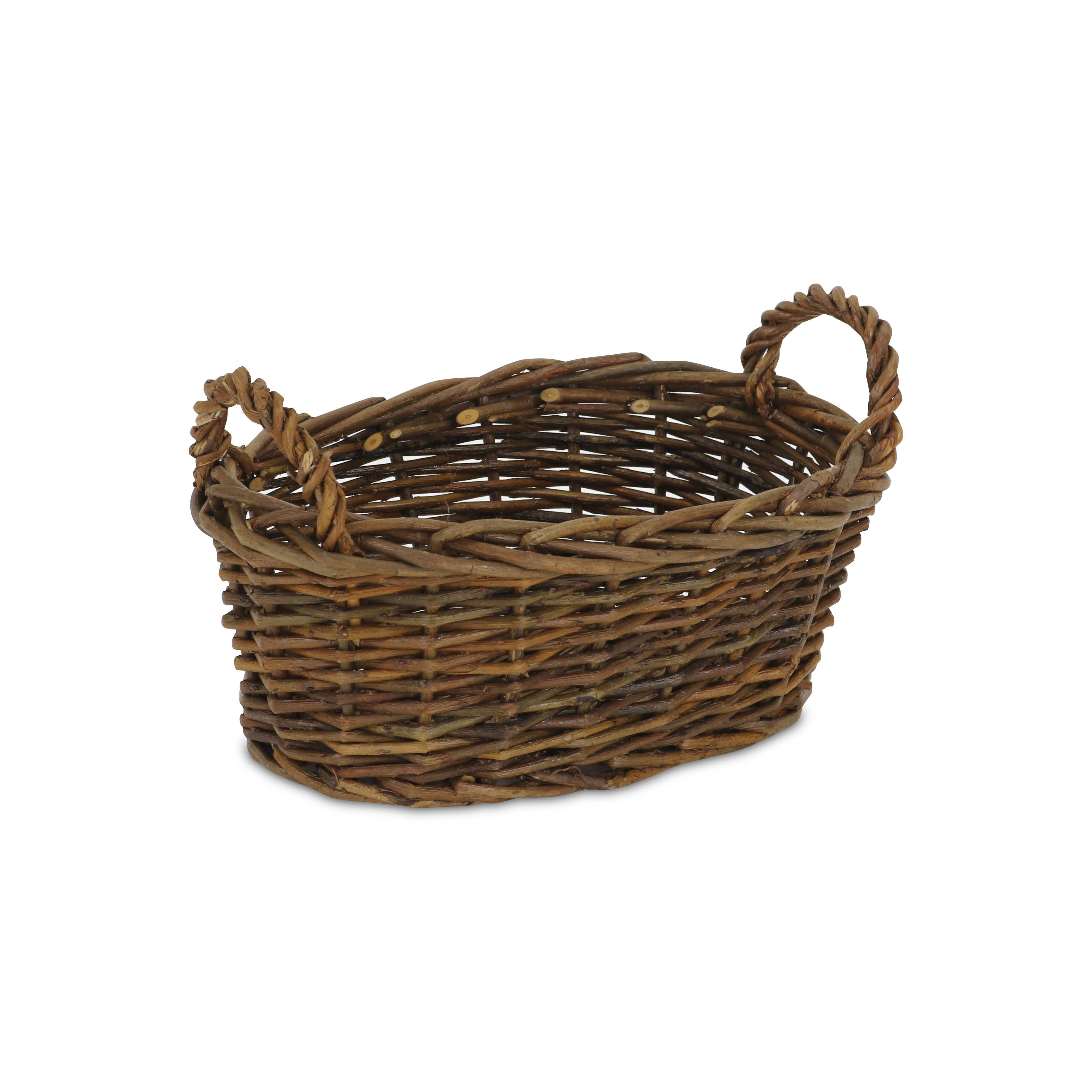 Cheungs Home Decor - Wholesale Food Gift Basket - Argiun Oval Brown Serving Basket6
