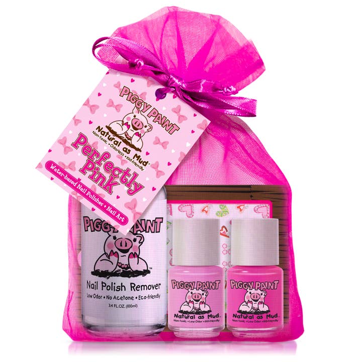 Perfectly Pink Kids Nail Polish Gift Set for wholesale by Rock the Locks