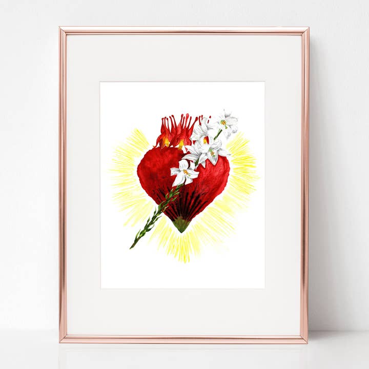 BOTANISCHES KEUSCHES HERZ DES HEILIGEN JOSEPH für den Großhandel von Rose Harrington