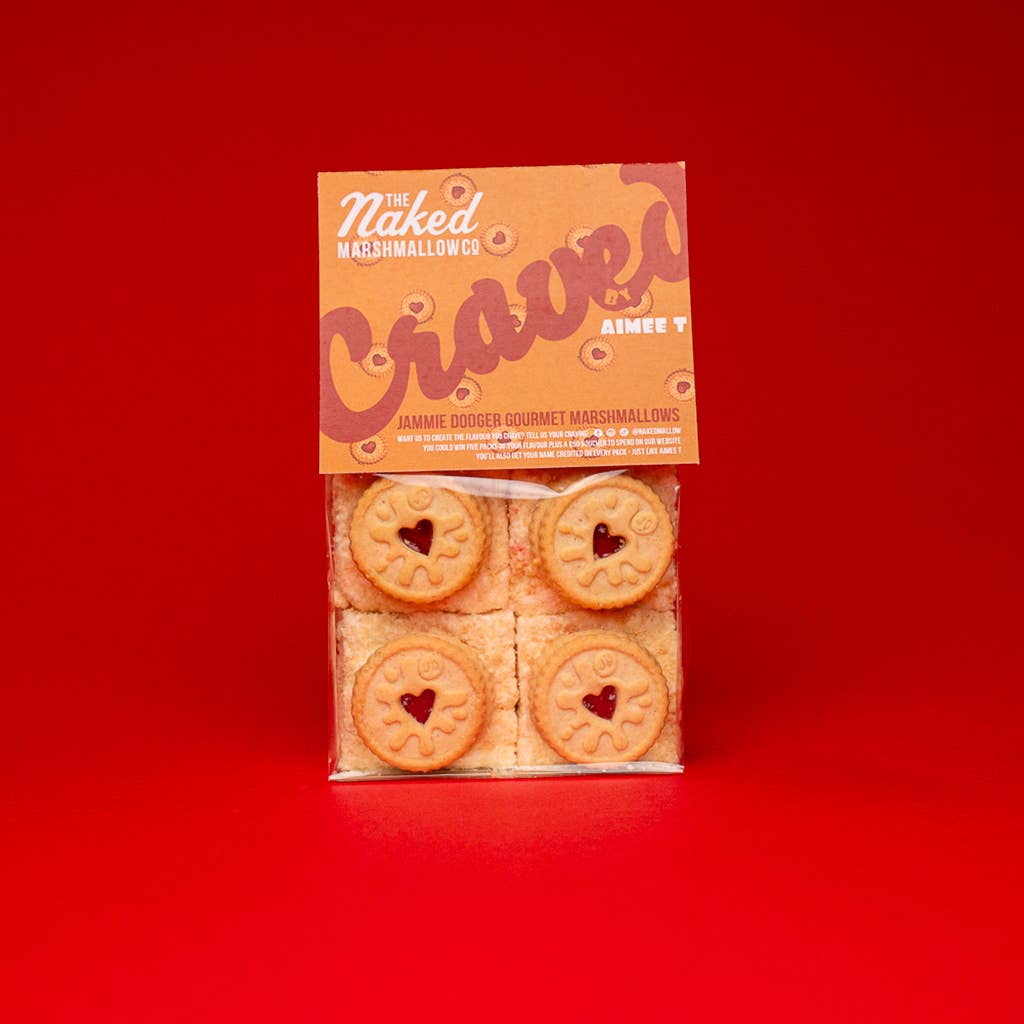 The Naked Marshmallow Co. - Vente Guimauve - Guimauves Jammie Dodger Gourmet1