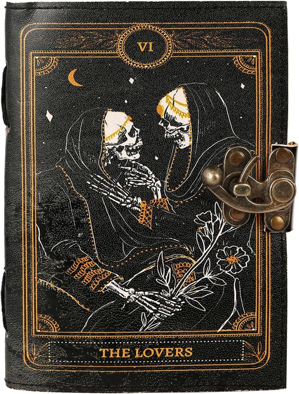 Tuzech Leather – wholesale Journal och dagbok – TUZECH läderklätt anteckningsbok med grimoirestil och ojämna kanter för män och kvinnor20