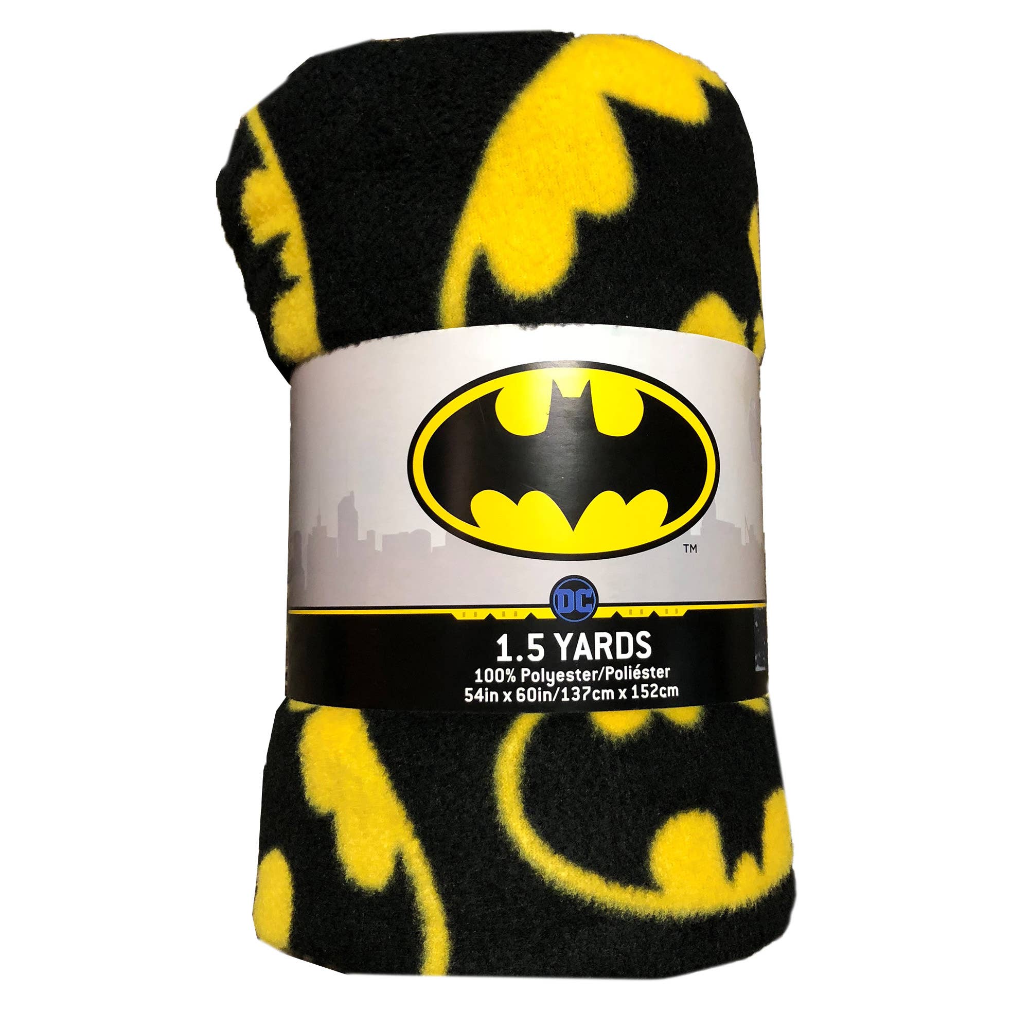  Multi Dc Comic - Batman Logo 1.5 Yard Cuts Fleece for wholesale on Faire0