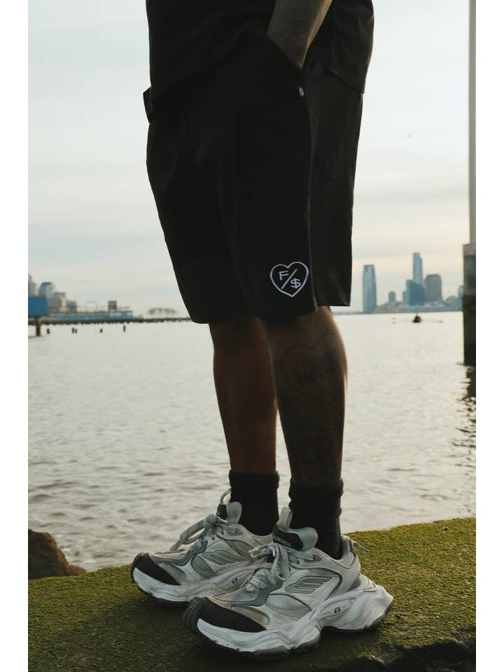 Black Love Who Loves You (Black - Shorts) for wholesale on Faire12